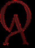 Monogram with glitter effect